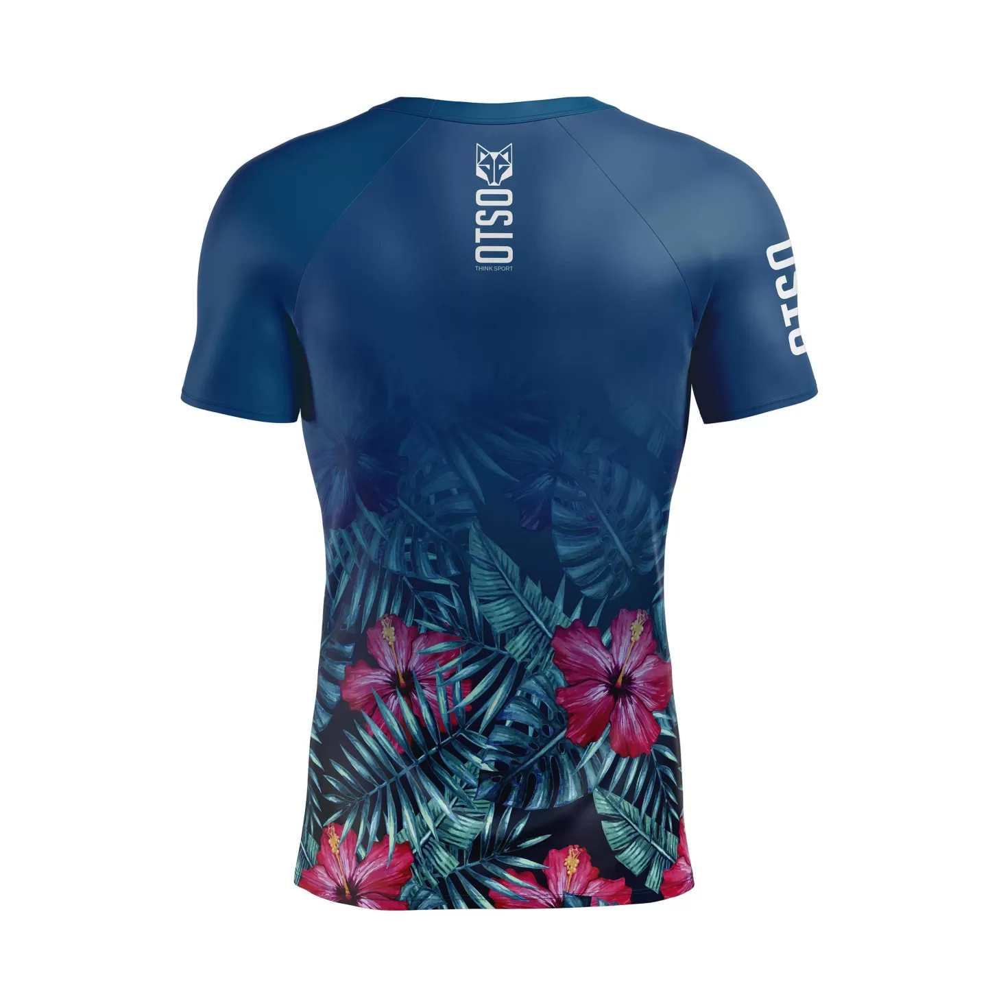 Shop Camiseta Técnica Running Hombre Manga Corta - Tropical Dark Hombre Camisetas Manga Corta Hombre