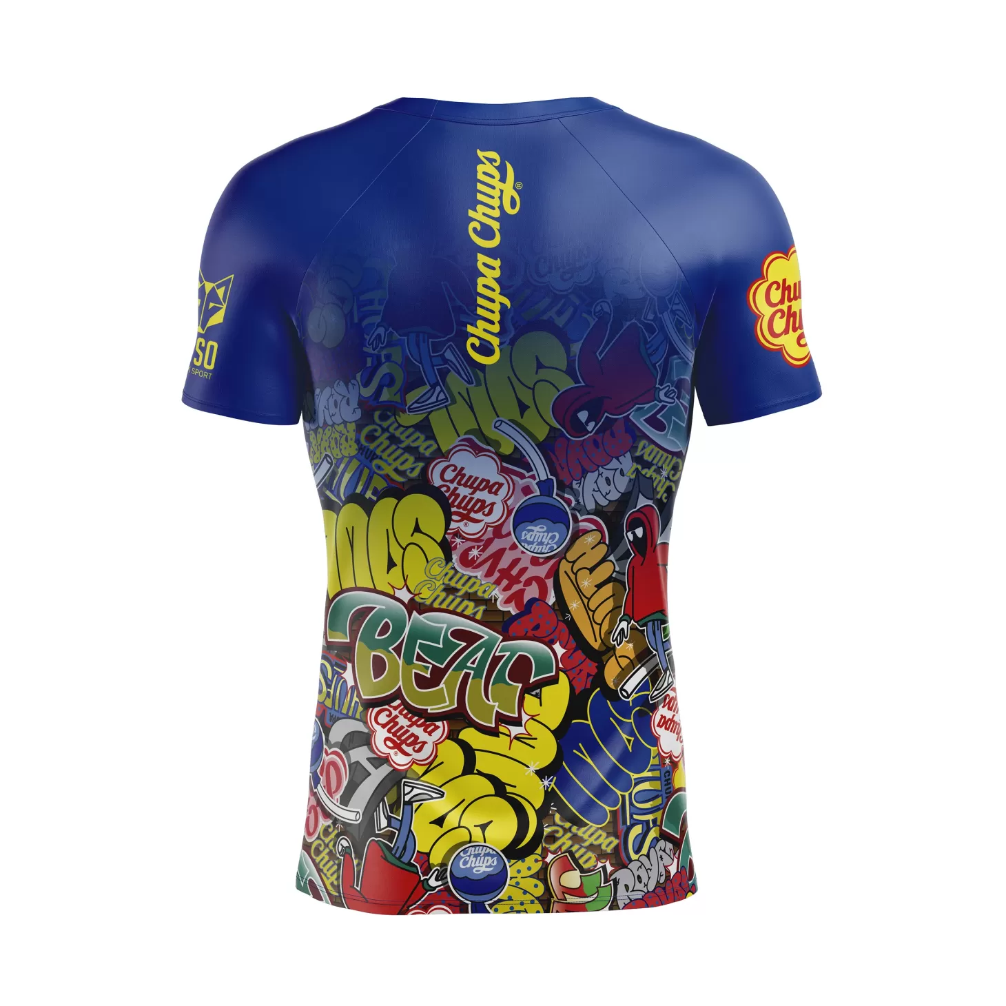 Flash Sale Camiseta Técnica Running Hombre Manga Corta Chupa Chups Graffiti Hombre Camisetas Manga Corta Hombre