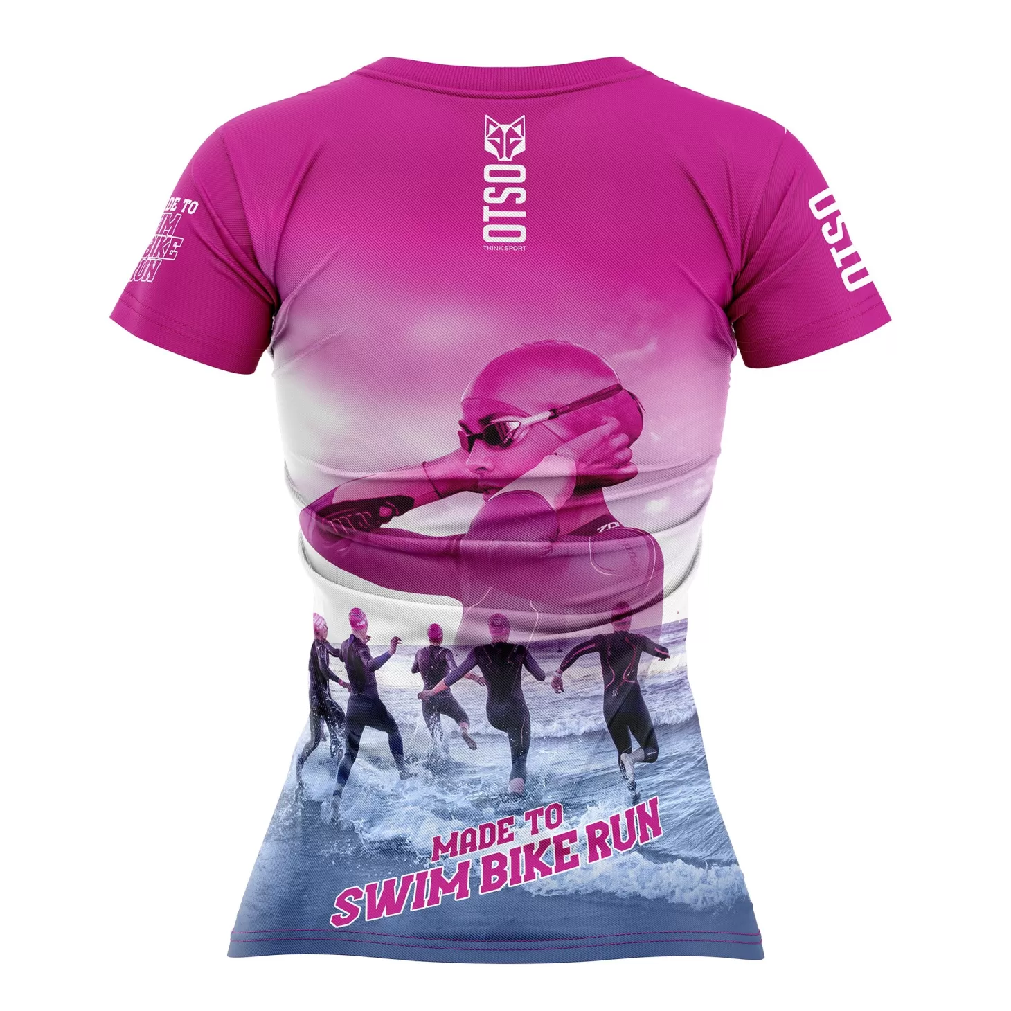 Discount Camiseta Técnica Running Mujer Swim Bike Run Mujer Camisetas Manga Corta Mujer