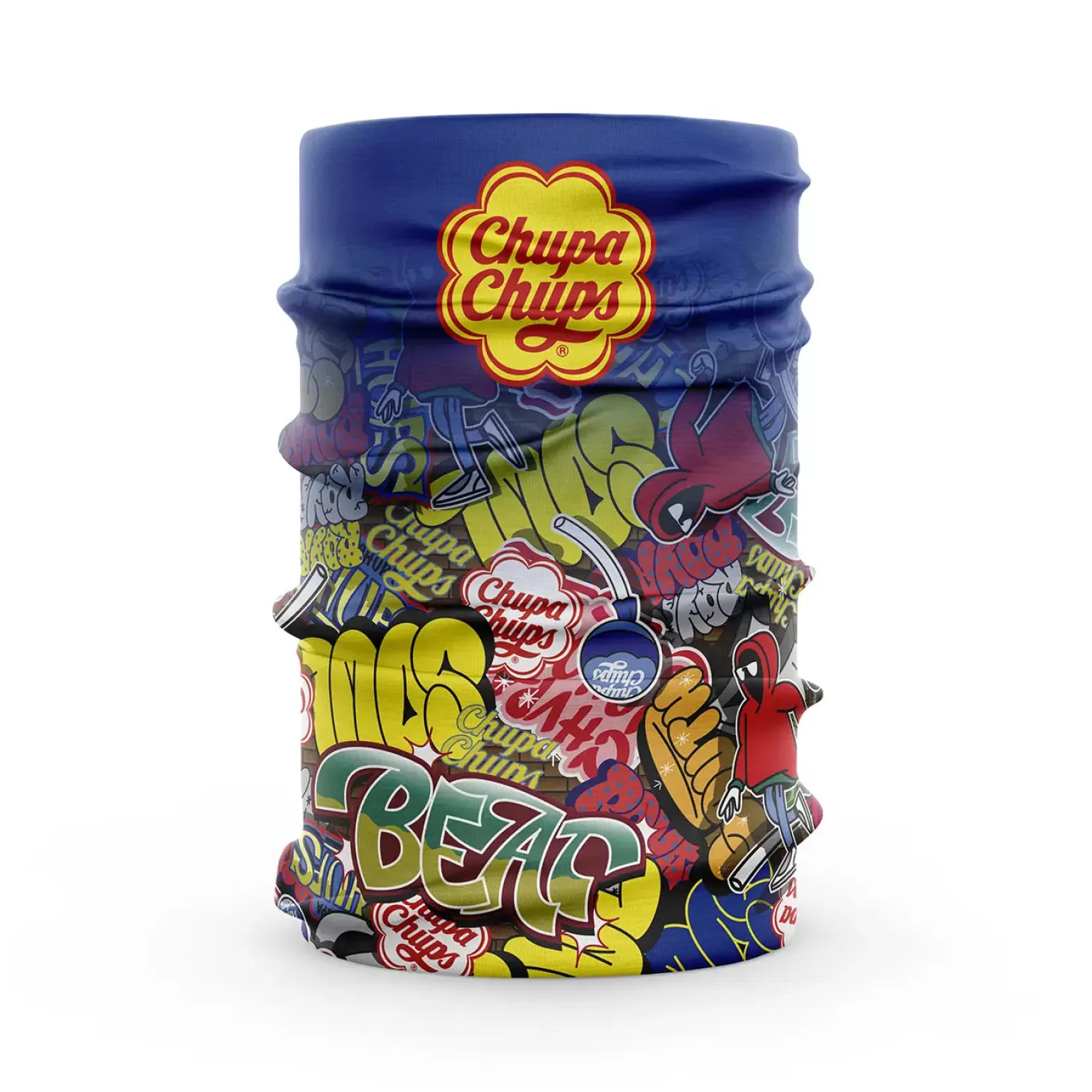 Cheap Protector de cuello - Chupa Chups Graffiti Protectores De Cuello | Protectores De Cuello