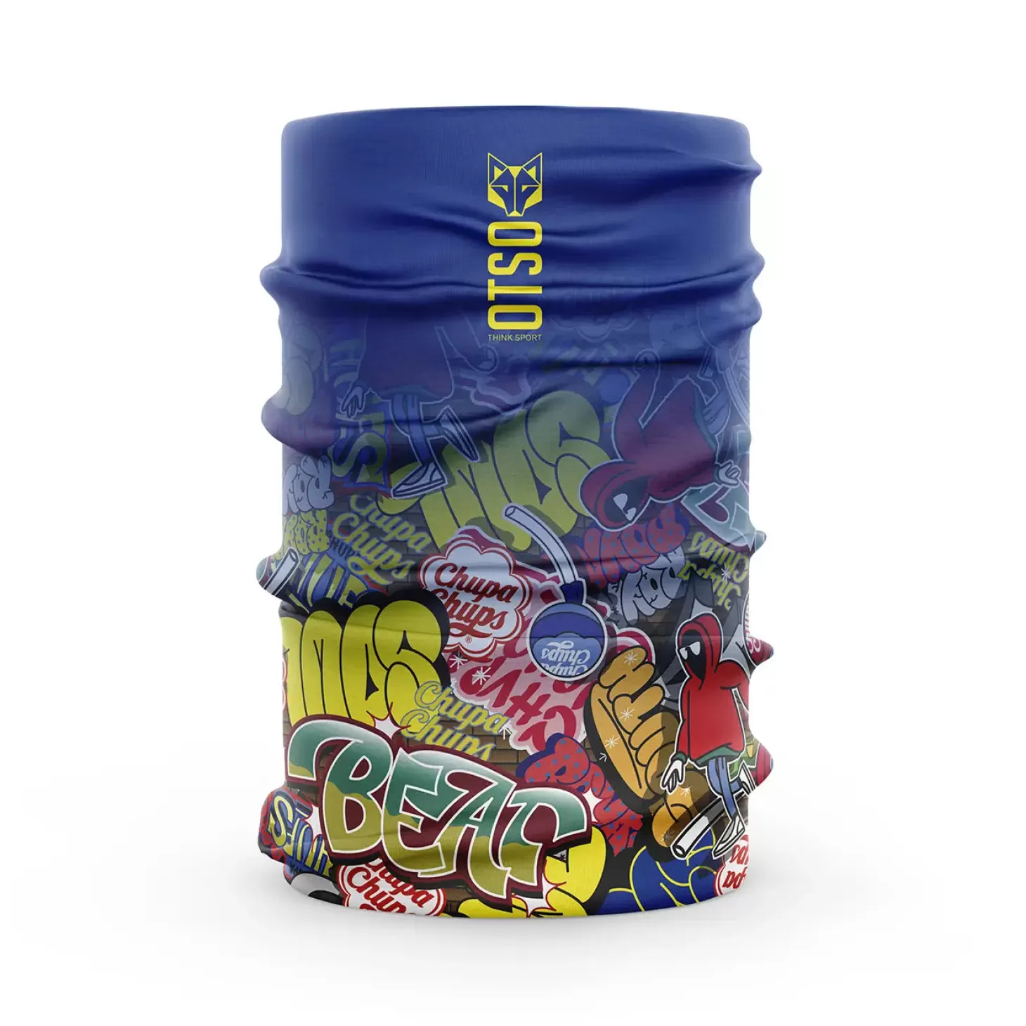 Cheap Protector de cuello - Chupa Chups Graffiti Protectores De Cuello | Protectores De Cuello