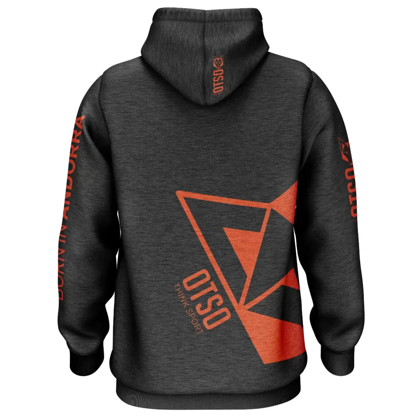 Hot Sudadera - Black & Fluo Orange Sudaderas