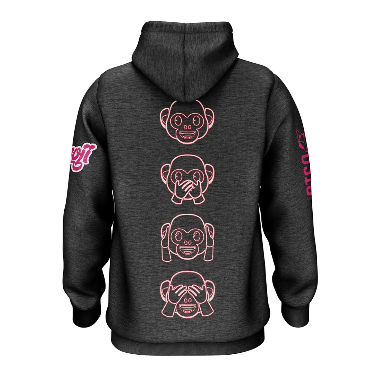 Cheap Sudadera - Emoji Monkey Neon Sudaderas