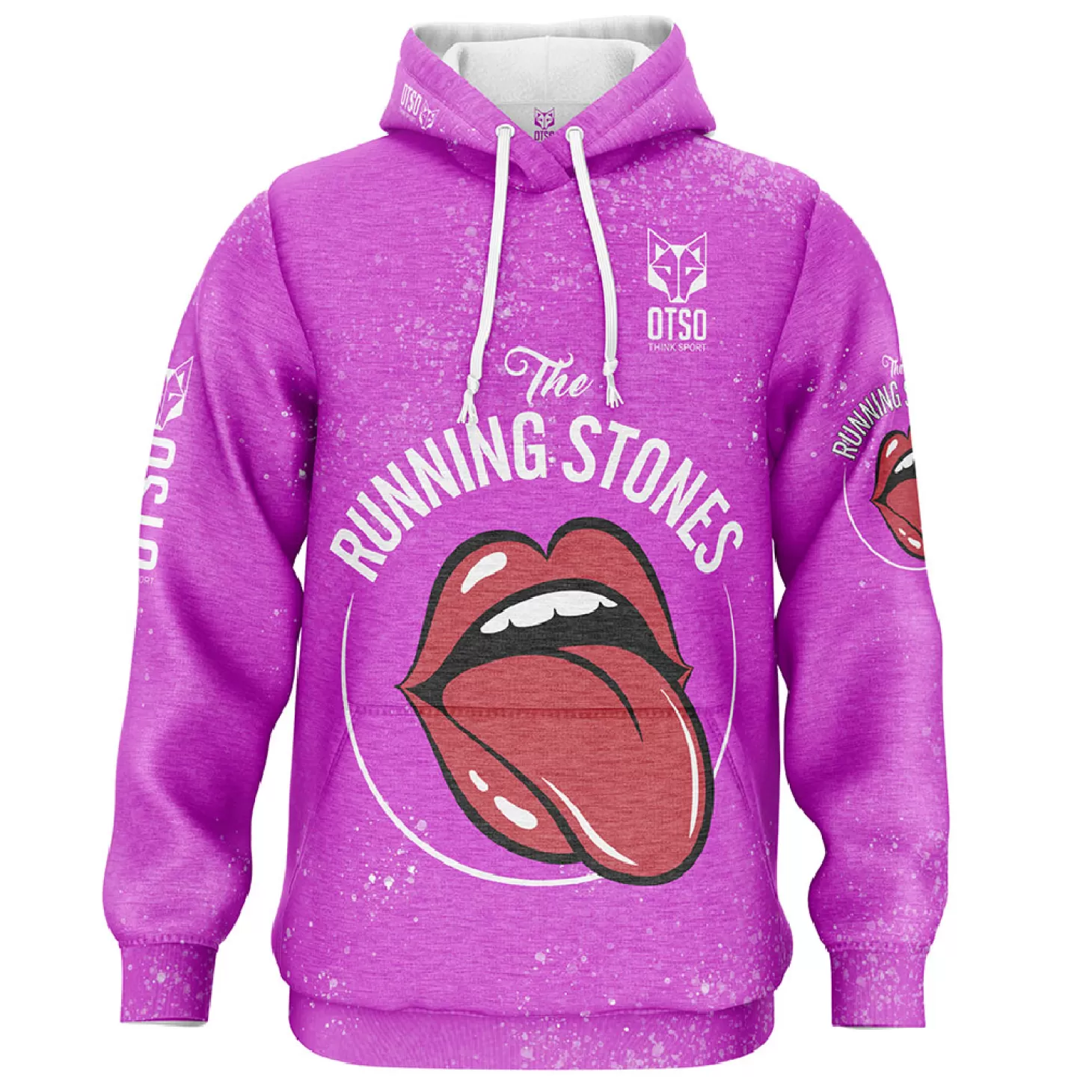 Flash Sale Sudadera - Running Stones Pink Sudaderas