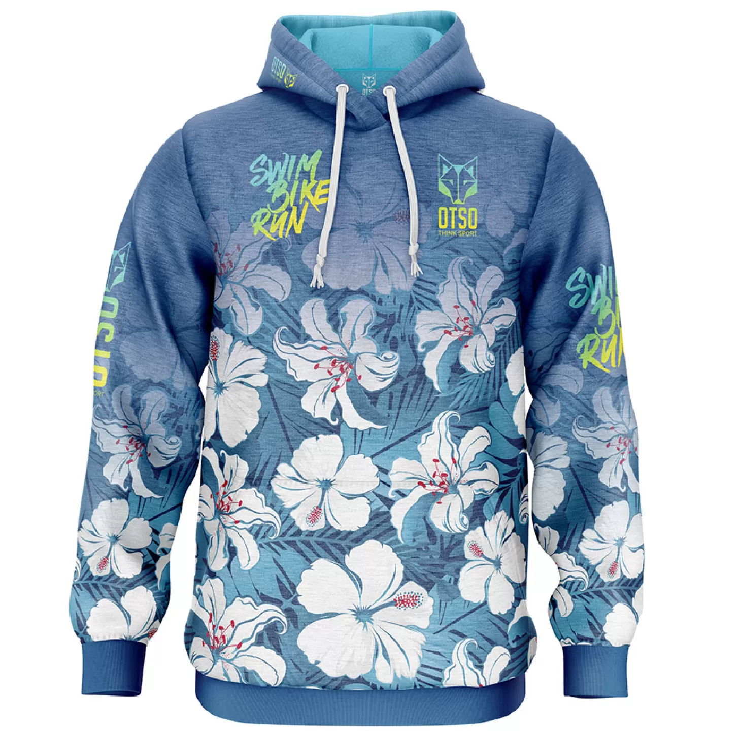 Flash Sale Sudadera - Swim Bike Run Flower Sudaderas