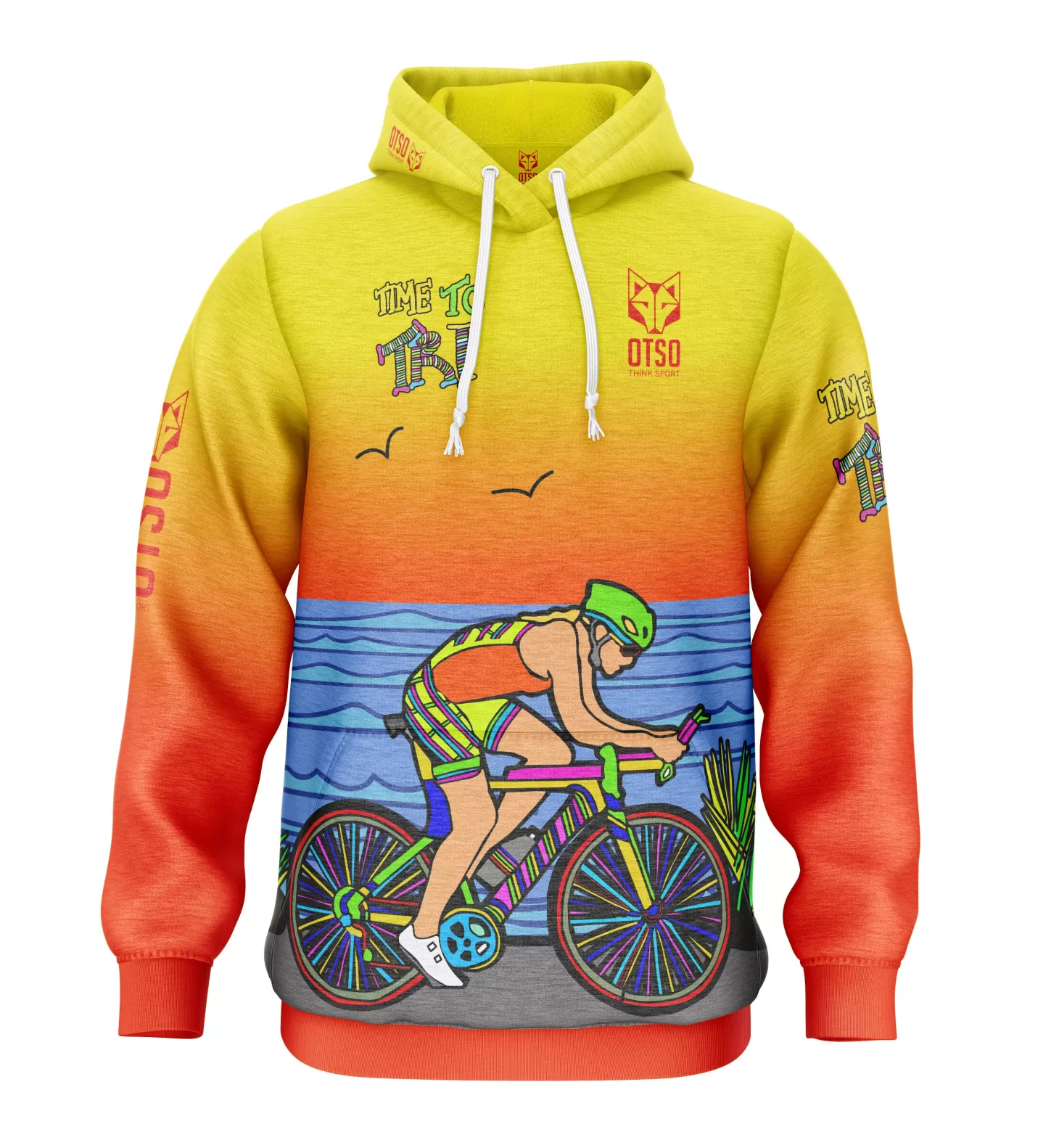 Cheap Sudadera - Time to tri Woman Bike Sudaderas