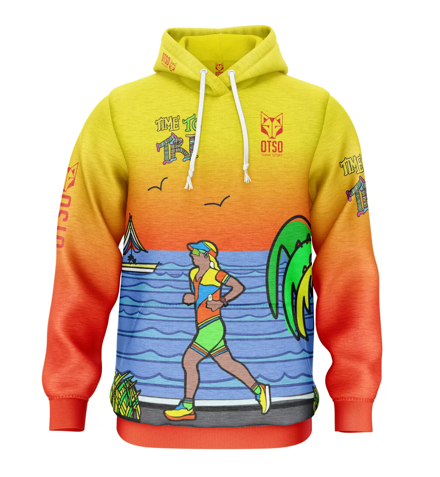Store Sudadera - Time to tri Woman Run Sudaderas