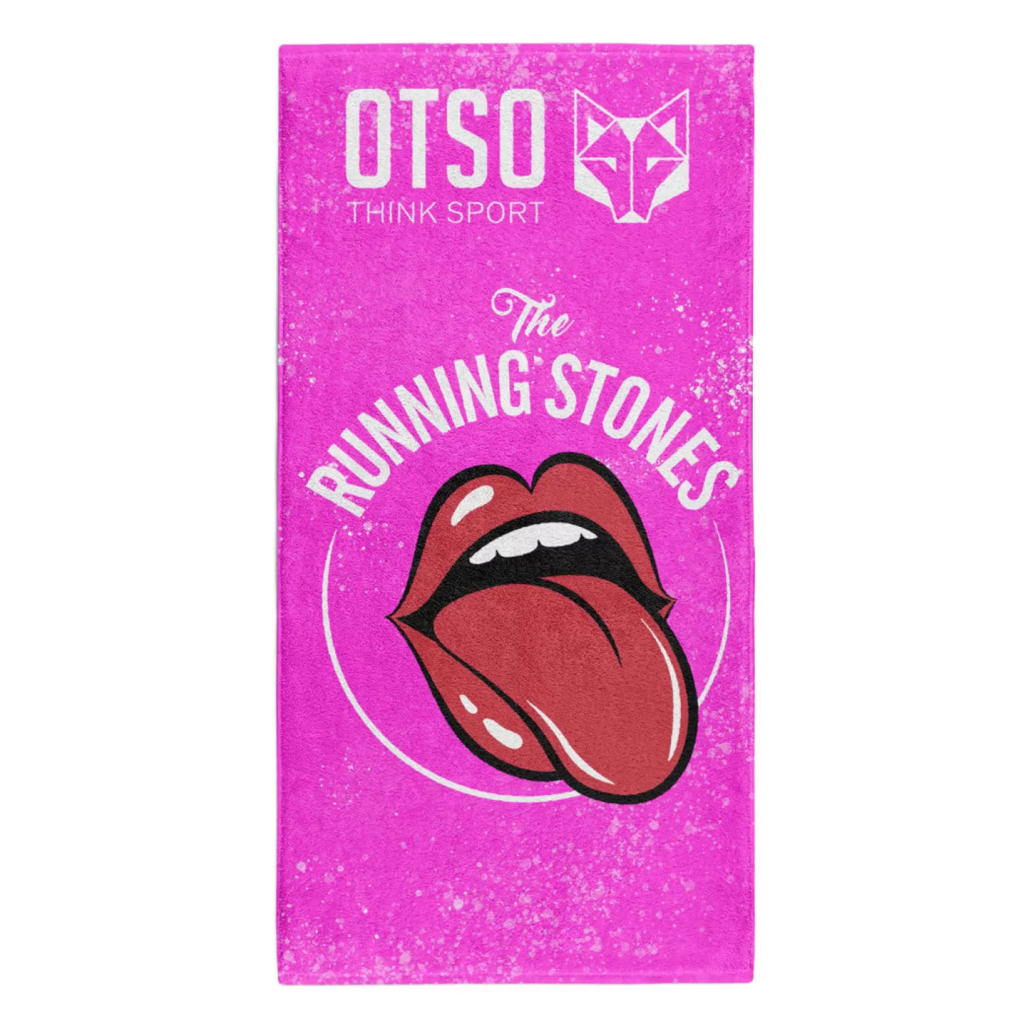 Best Sale Toalla de microfibra - Running Stones Pink Toallas De Microfibra
