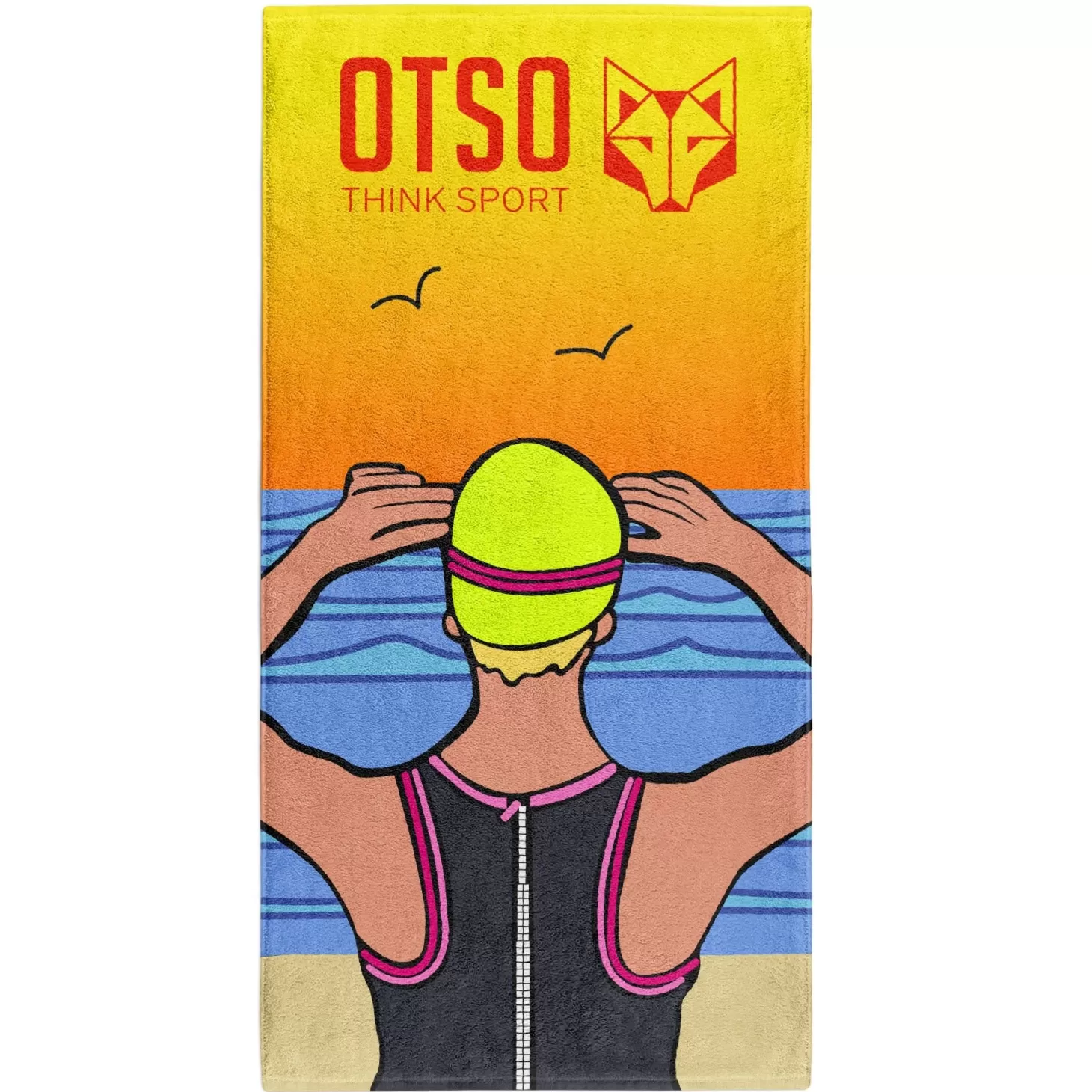 Clearance Toalla de microfibra - Time To Tri Swim mujer Toallas De Microfibra