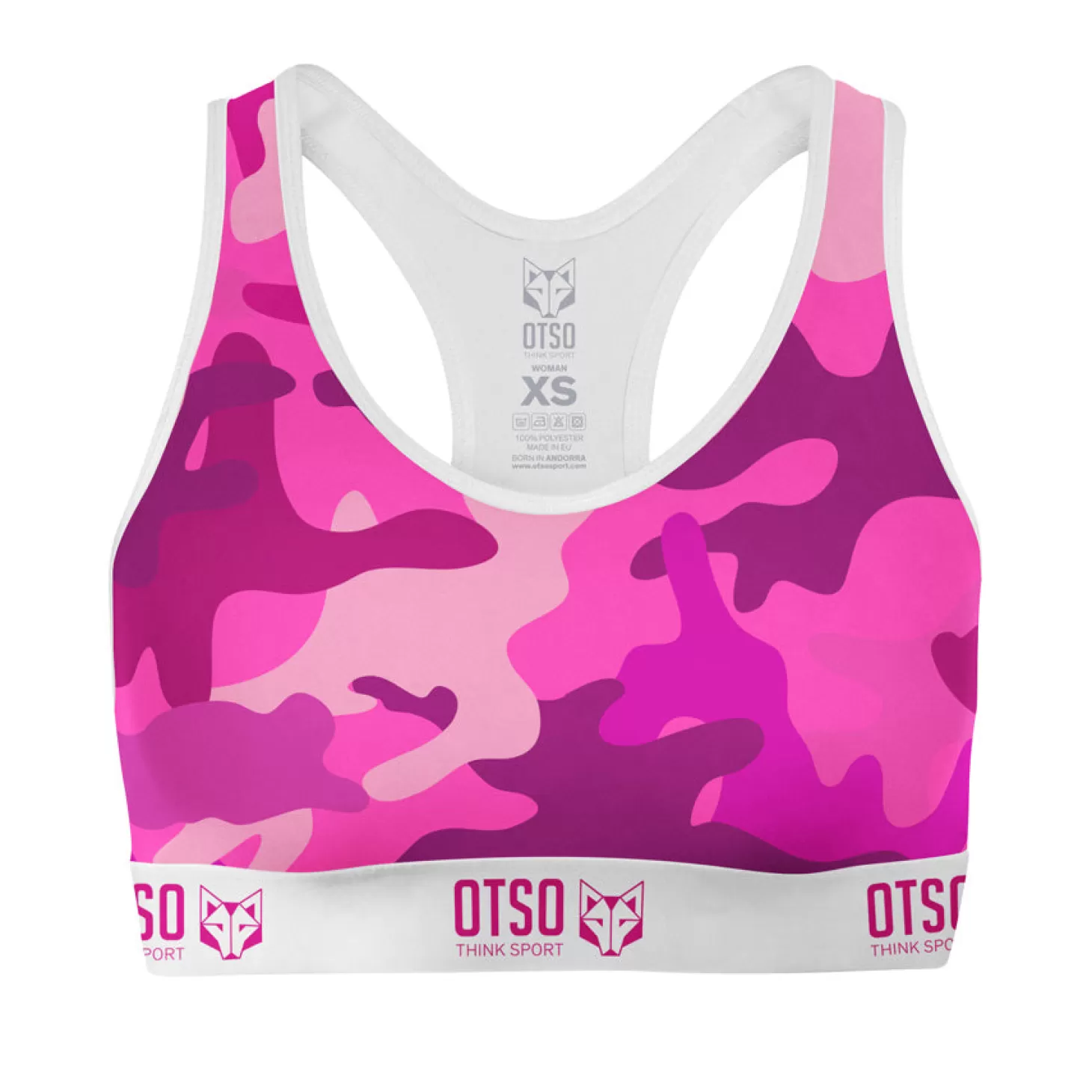 Sale Top deportivo - Camo Pink Tops
