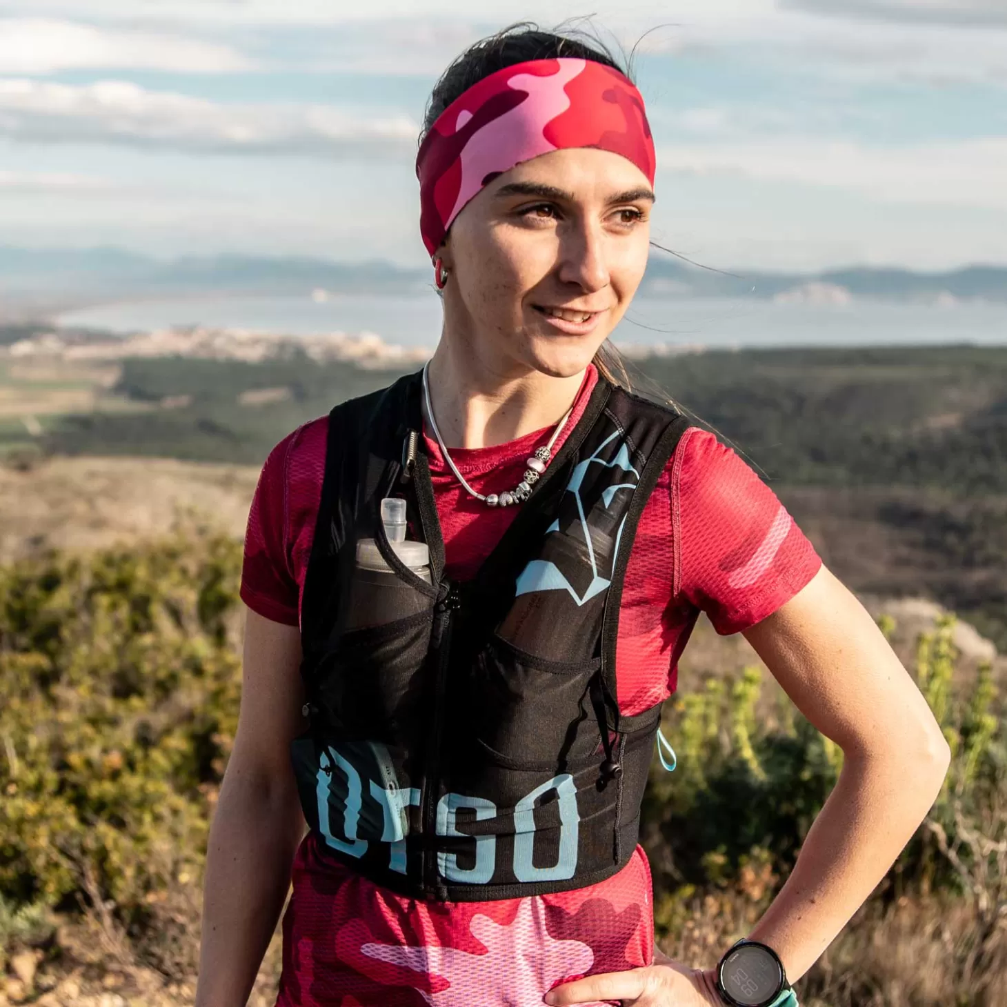 Outlet Trail running backpack - Black & Turquoise Mochilas De Trail Running | Running Backpacks