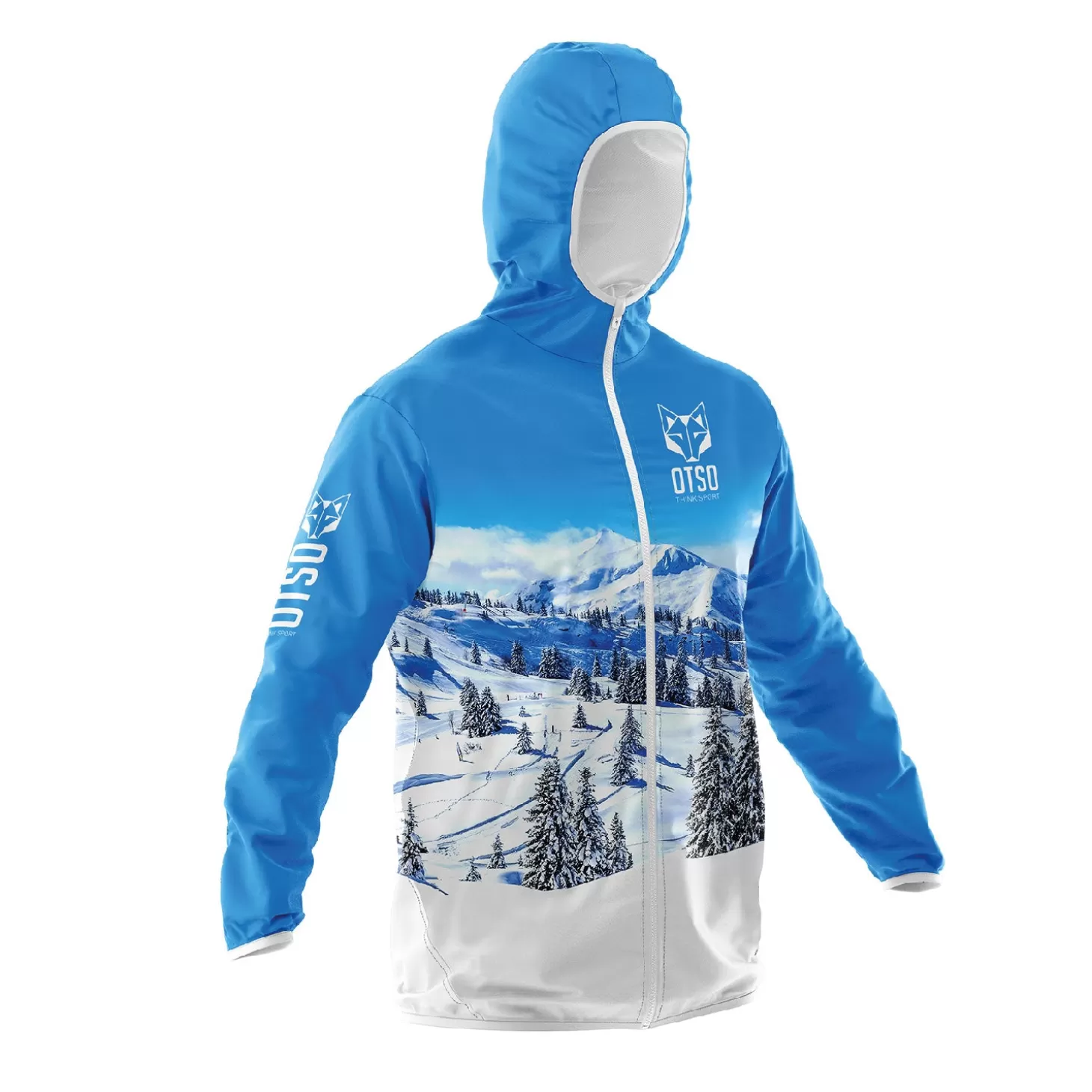New Unisex Running Jacket - Snow Forest Running Jacket