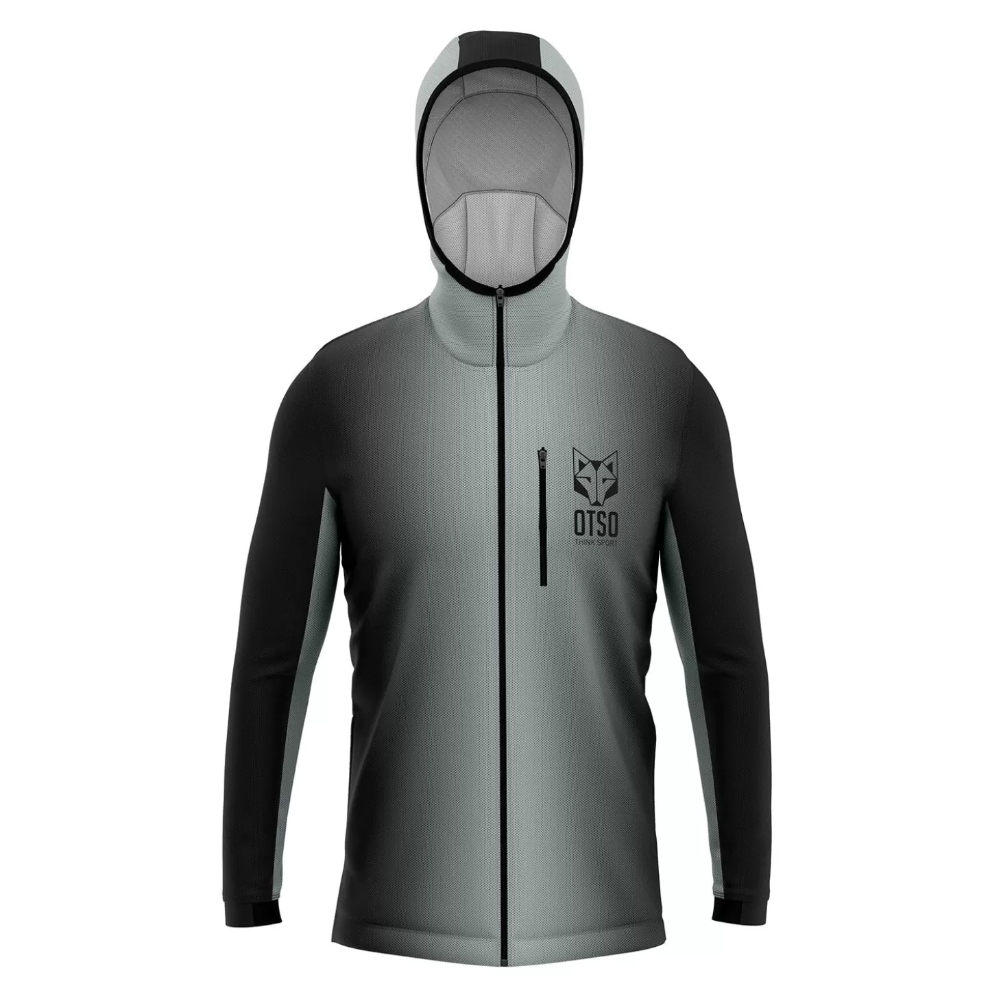 Best Unisex sport hoodie - Black & Grey Chaquetas Segunda Capa