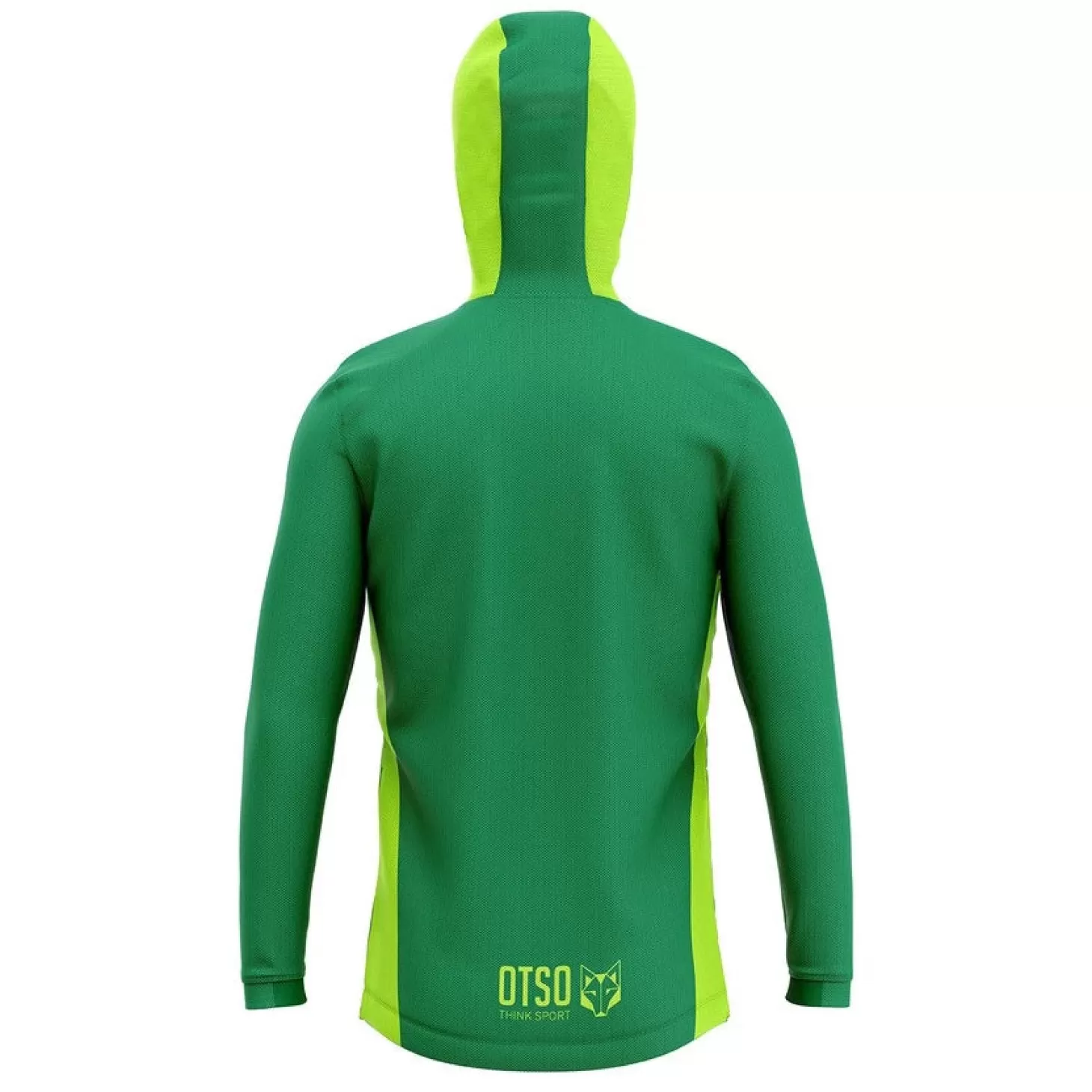Flash Sale Unisex sport hoodie - Forest Green & Fluo Green Chaquetas Segunda Capa