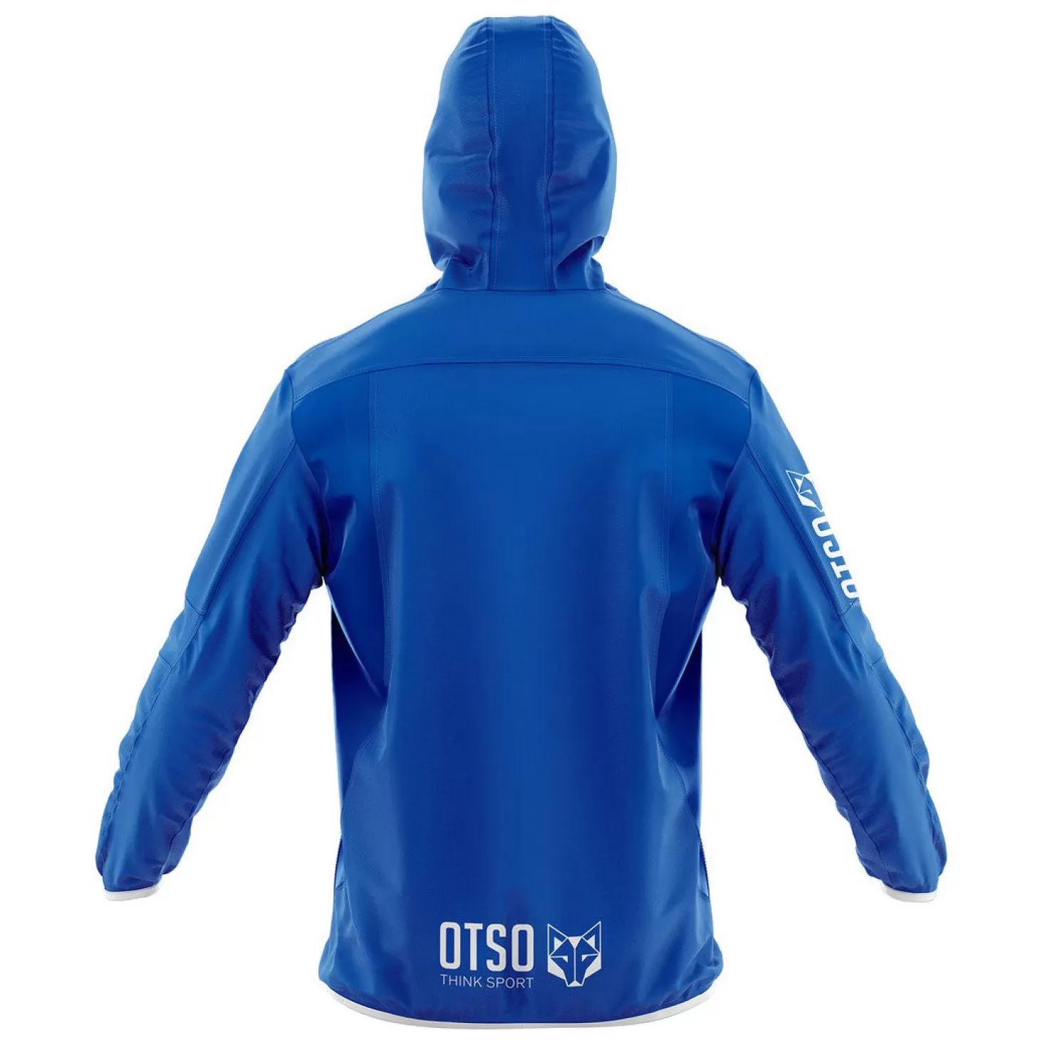Store Waterproof Jacket - Electric Blue & White Cortavientos