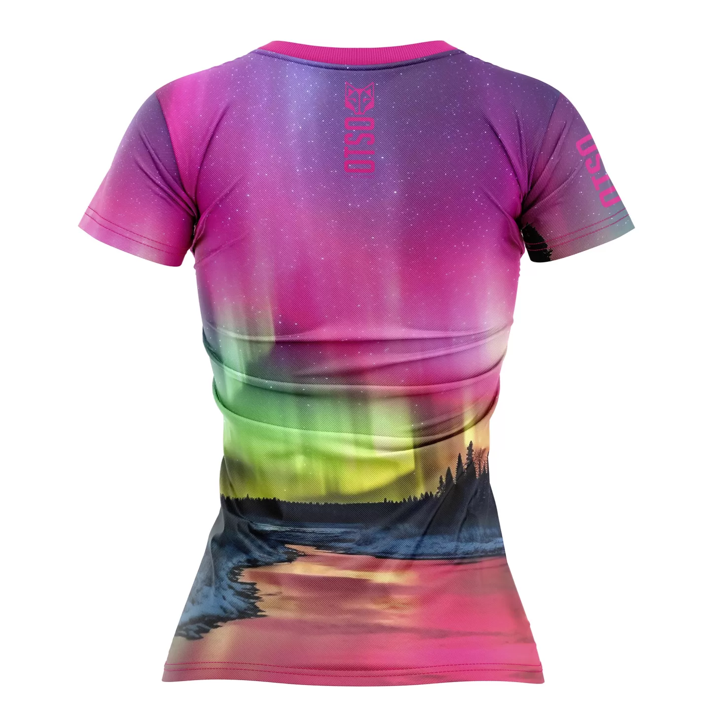 Clearance Women's Short Sleeve Shirt Auroras Boreales - Mujer Camisetas Manga Corta Mujer