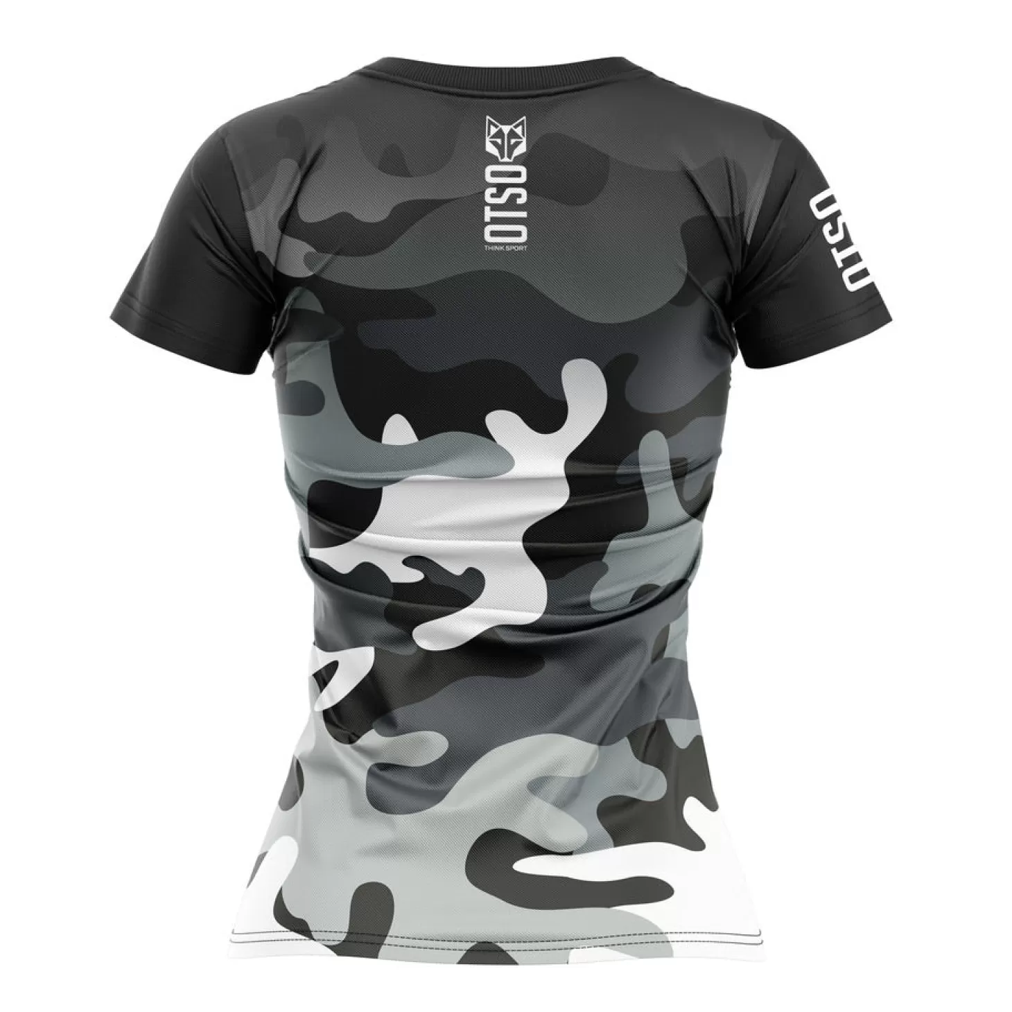 Hot Women's Short Sleeve Shirt Camo Blue - Mujer Camisetas Manga Corta Mujer