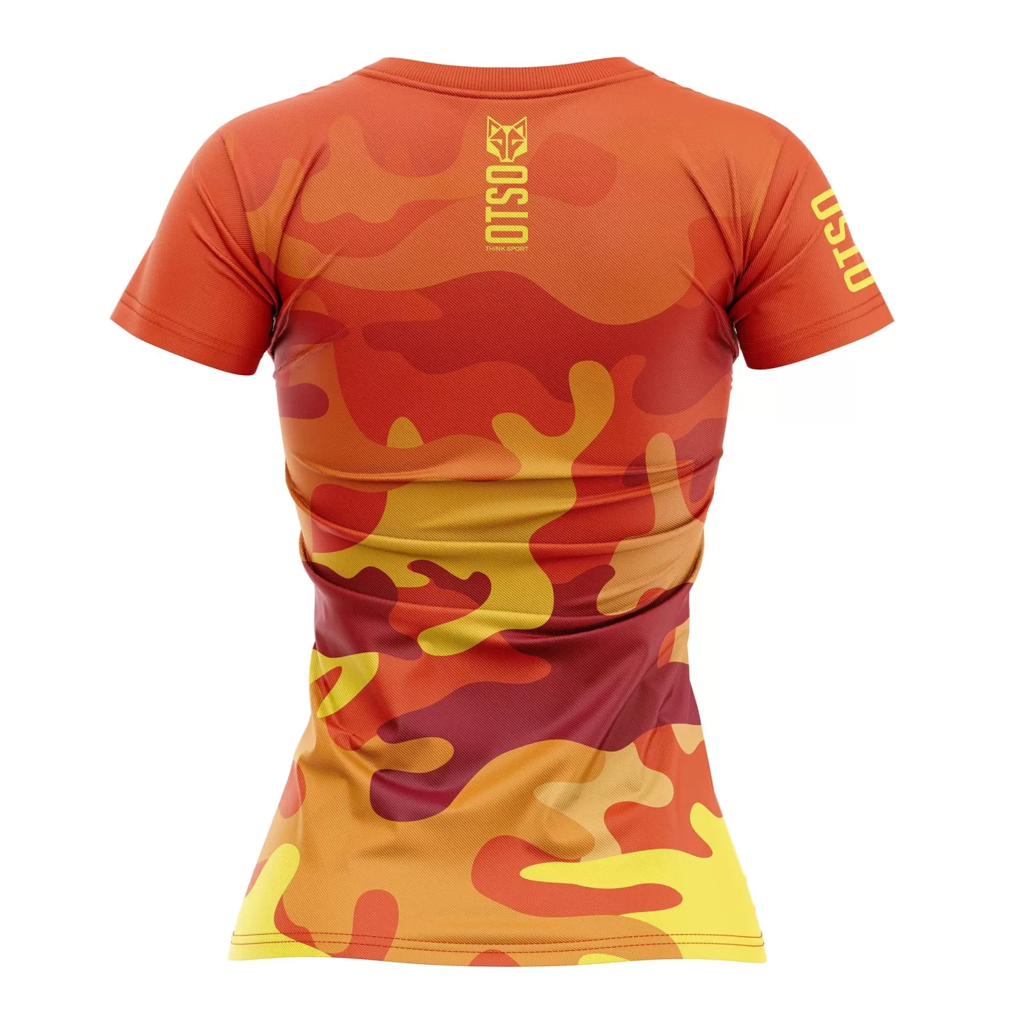 Flash Sale Women's Short Sleeve Shirt Camo Orange - Mujer Camisetas Manga Corta Mujer