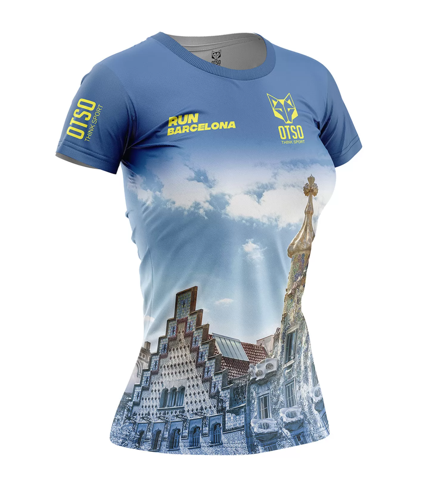 Online Women's Short Sleeve Shirt Run Barcelona - Mujer Camisetas Manga Corta Mujer
