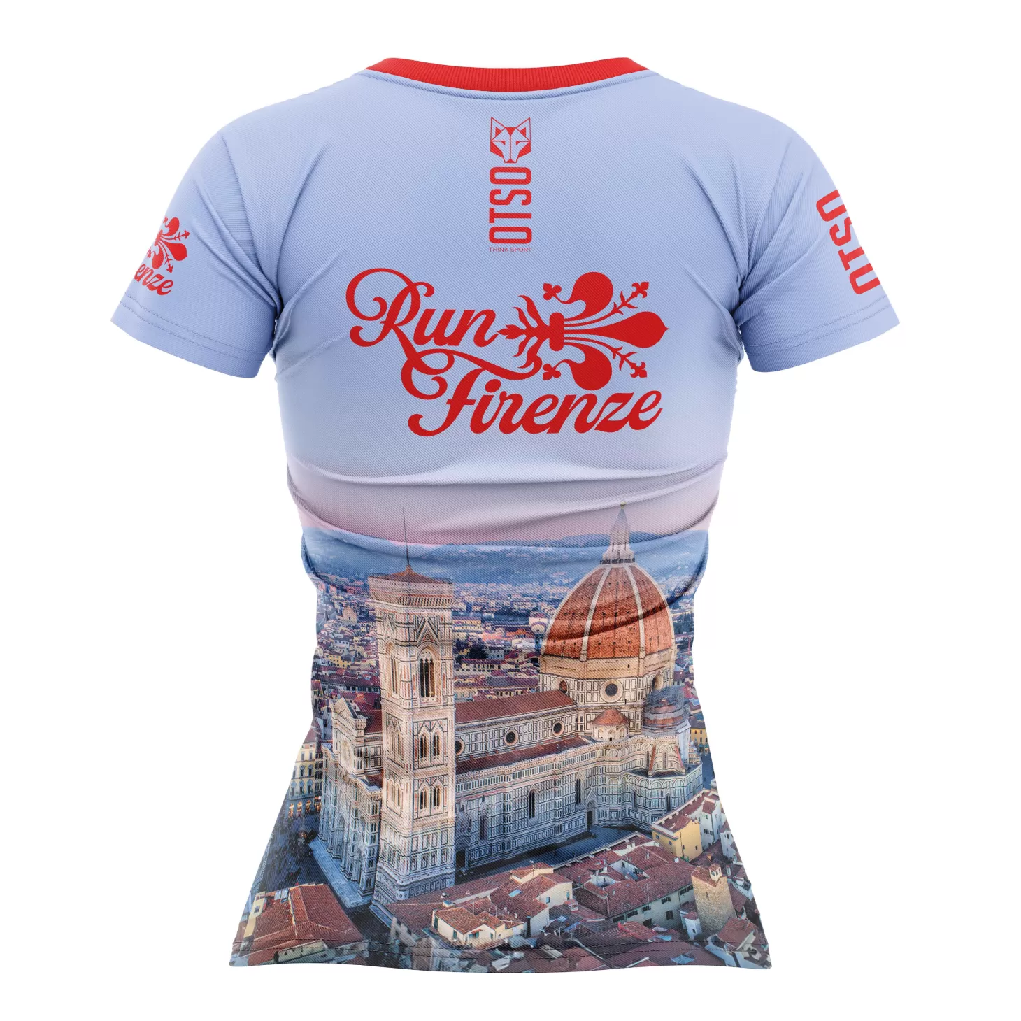 Hot Women's Short Sleeve Shirt Run Barcelona - Mujer Camisetas Manga Corta Mujer