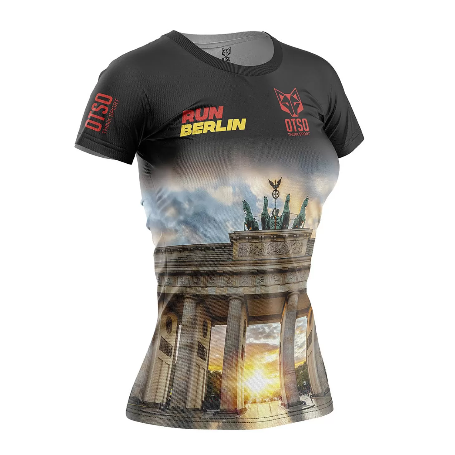 Flash Sale Women's Short Sleeve Shirt Run Berlin - Mujer Camisetas Manga Corta Mujer