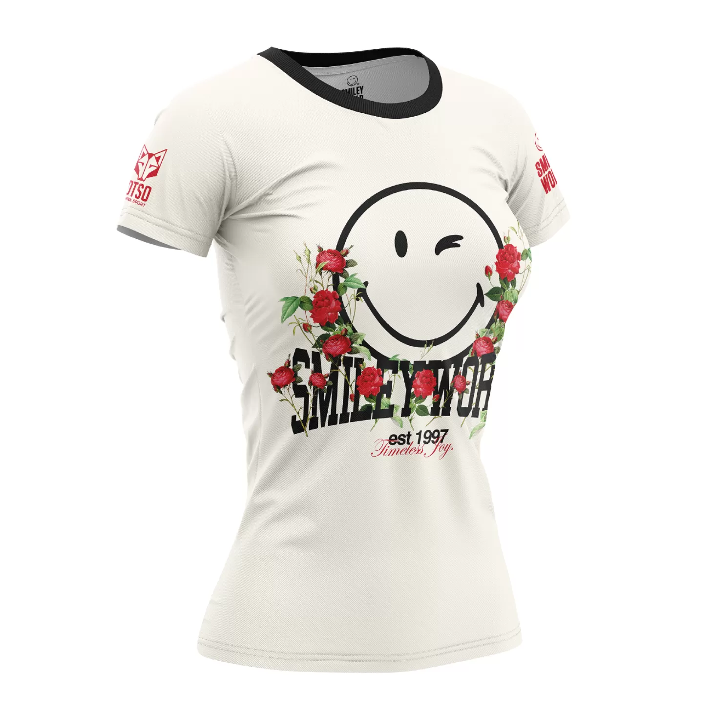 Store Women's Short Sleeve Shirt Smiley Vintage - Mujer Camisetas Manga Corta Mujer