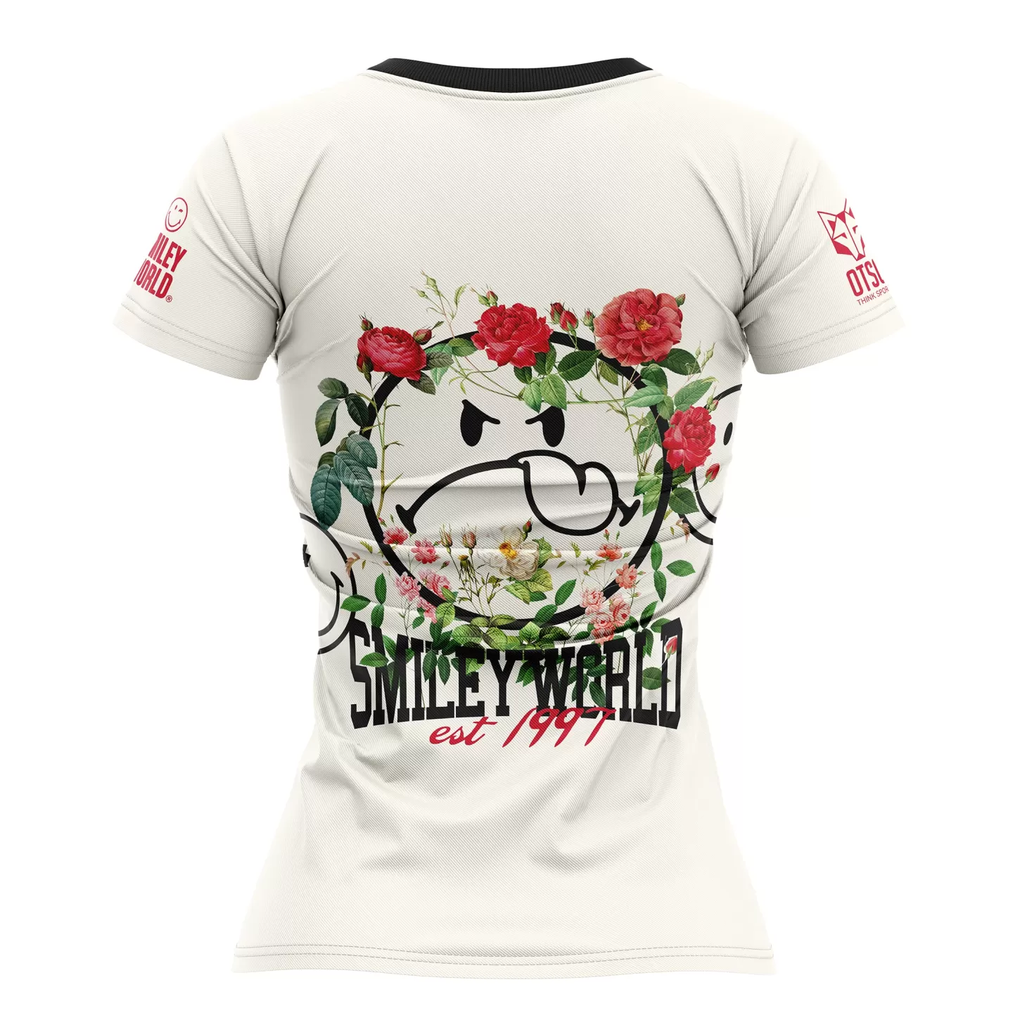Store Women's Short Sleeve Shirt Smiley Vintage - Mujer Camisetas Manga Corta Mujer