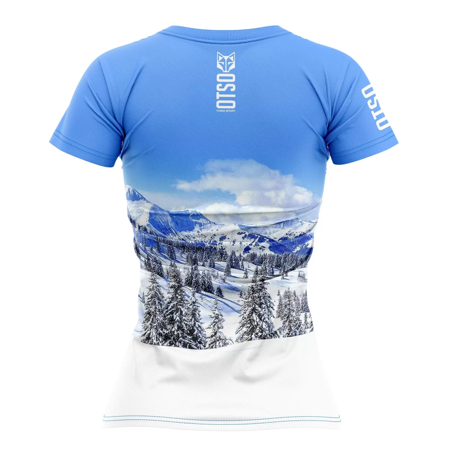 Hot Women's Short Sleeve Shirt Snow Forest - Mujer Camisetas Manga Corta Mujer
