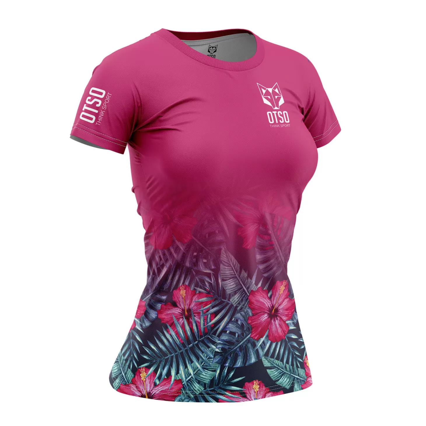 Sale Women's Short Sleeve Shirt Tropical - Mujer Camisetas Manga Corta Mujer