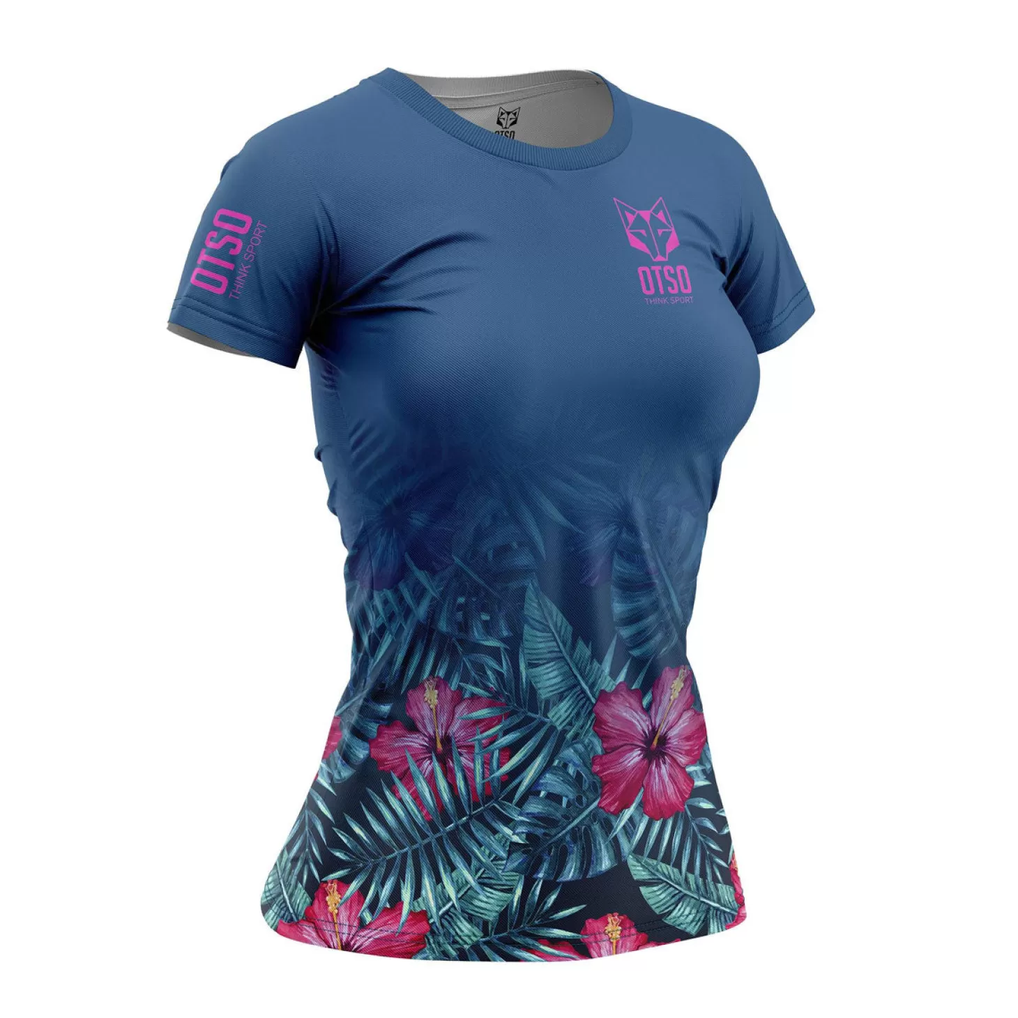 Clearance Women's Short Sleeve Shirt Tropical Dark - Mujer Camisetas Manga Corta Mujer