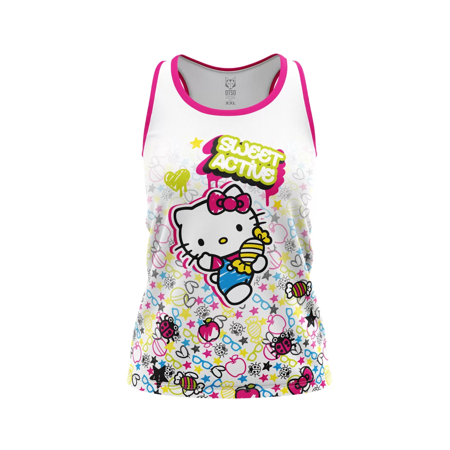 Hot Women's Singlet Hello Kitty Sweet - Mujer Camisetas Sin Manga Mujer