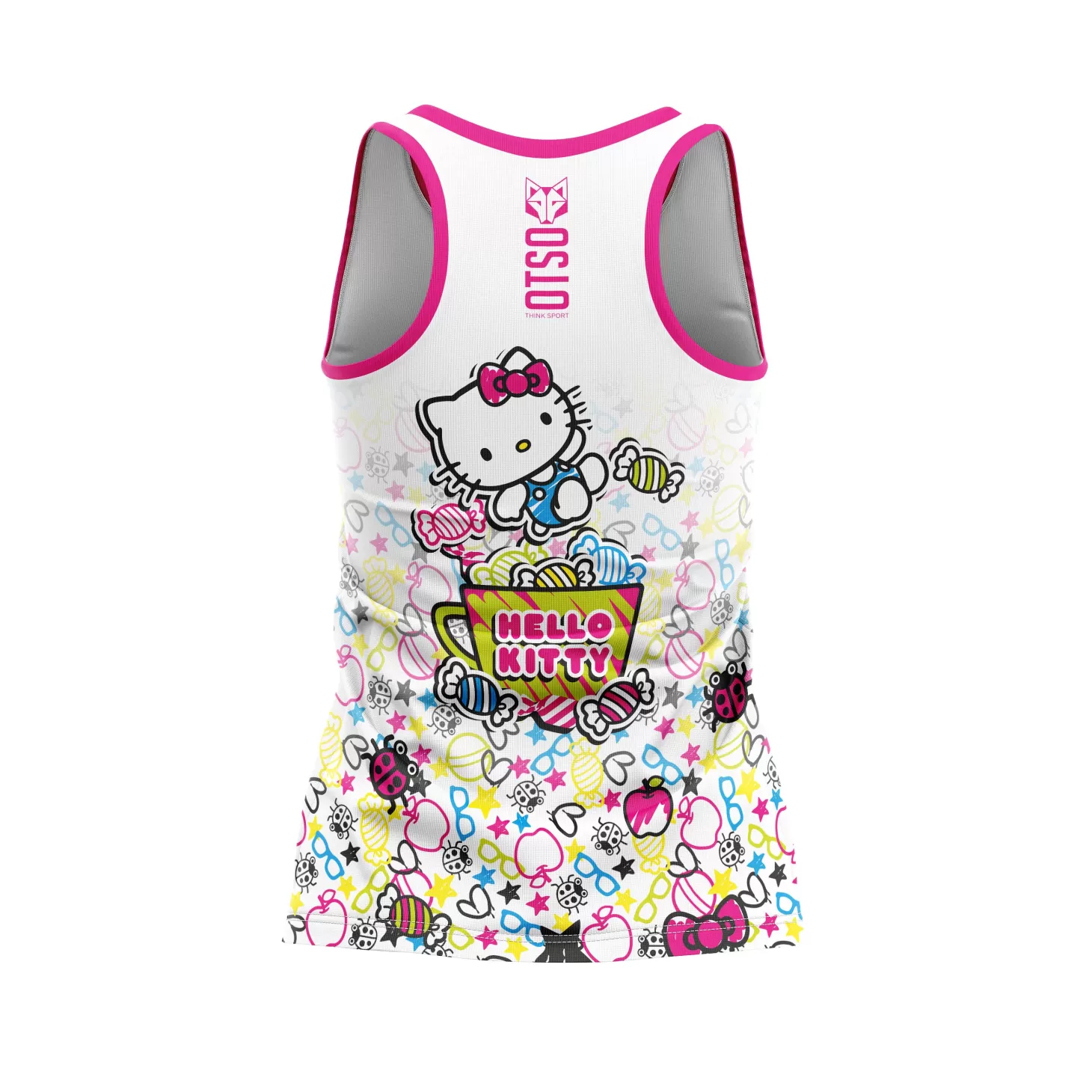 Hot Women's Singlet Hello Kitty Sweet - Mujer Camisetas Sin Manga Mujer