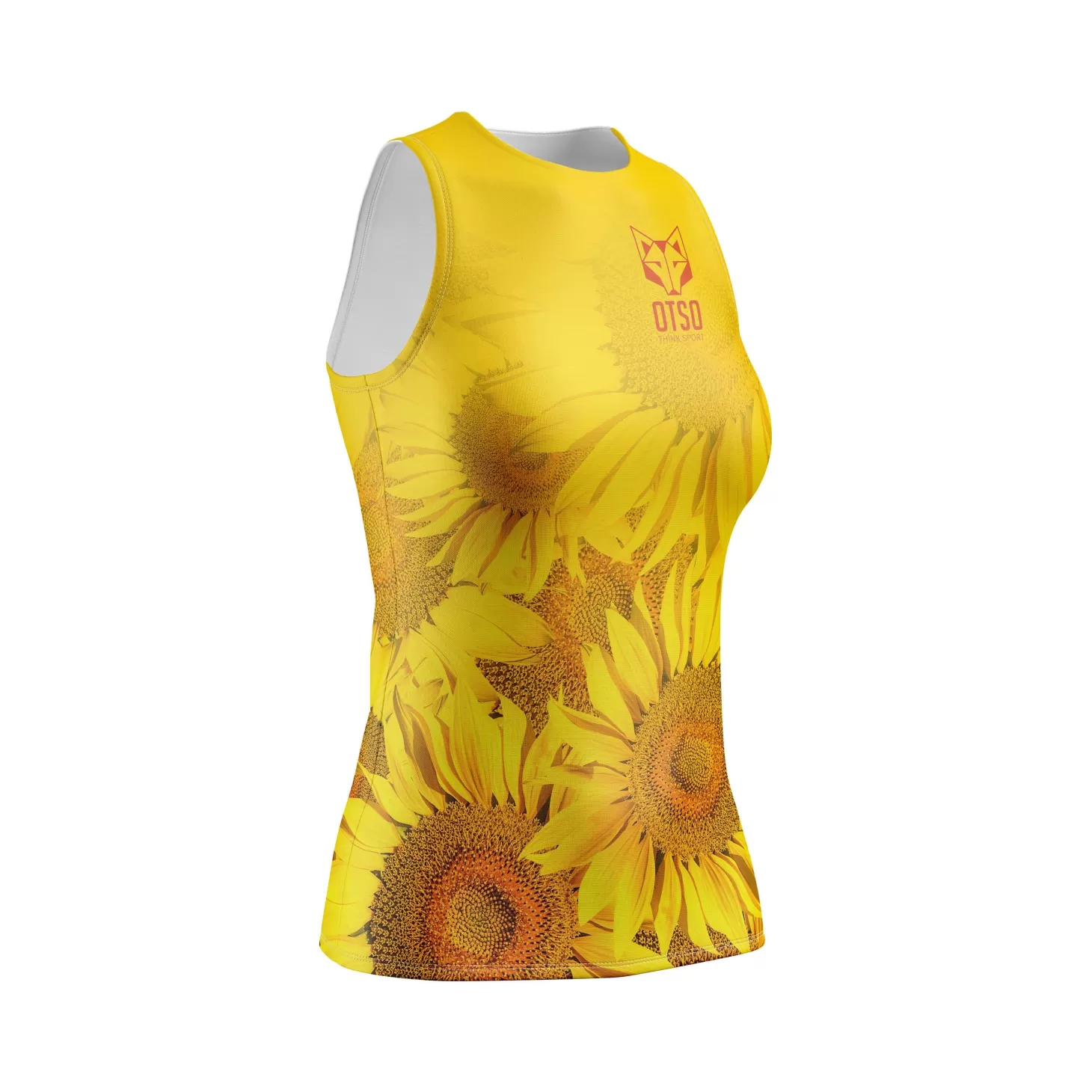 Clearance Women's Singlet Sunflower - Mujer Camisetas Sin Manga Mujer