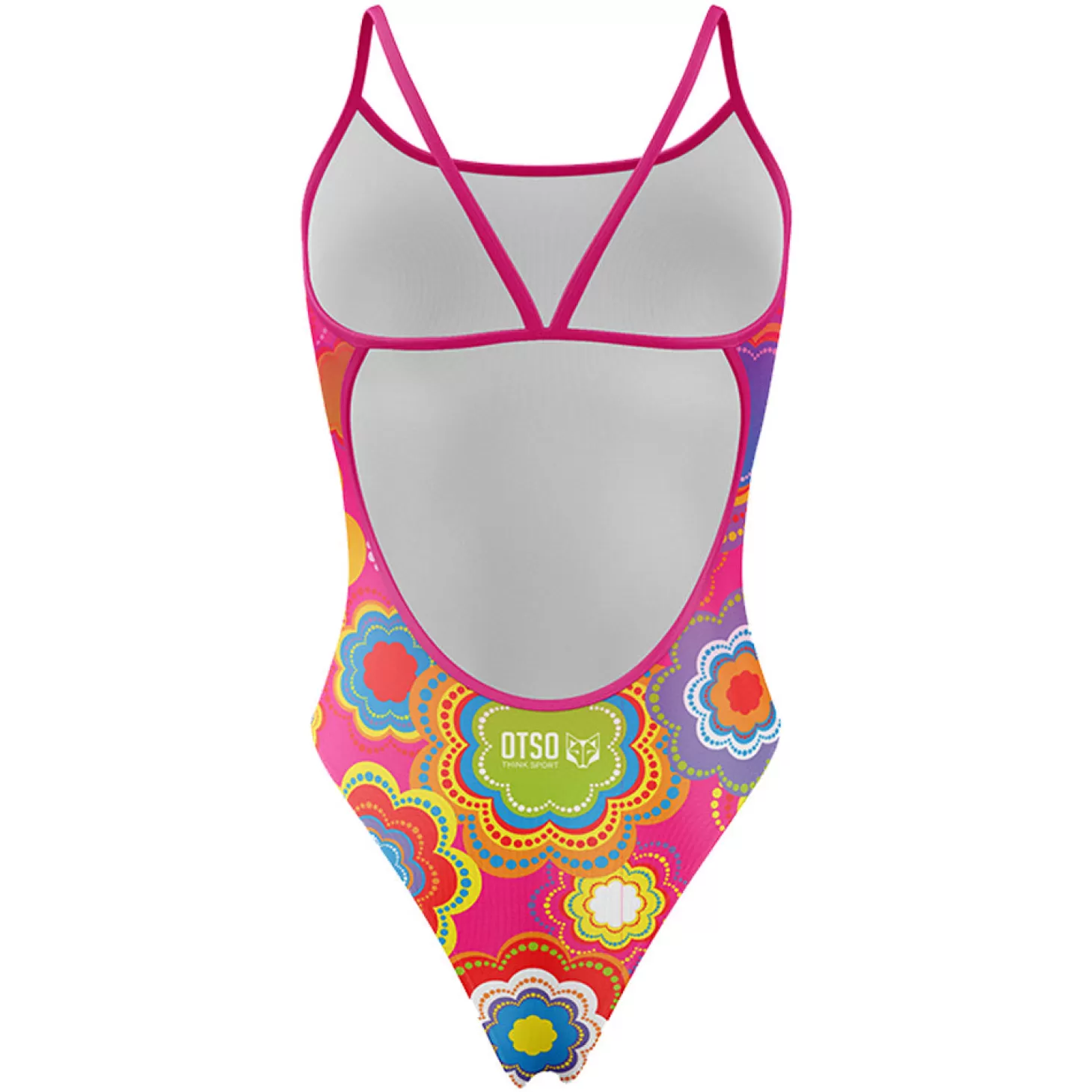 Cheap Women's Swimsuit Chupa Chups Floral Pink - Mujer Bañadores Mujer
